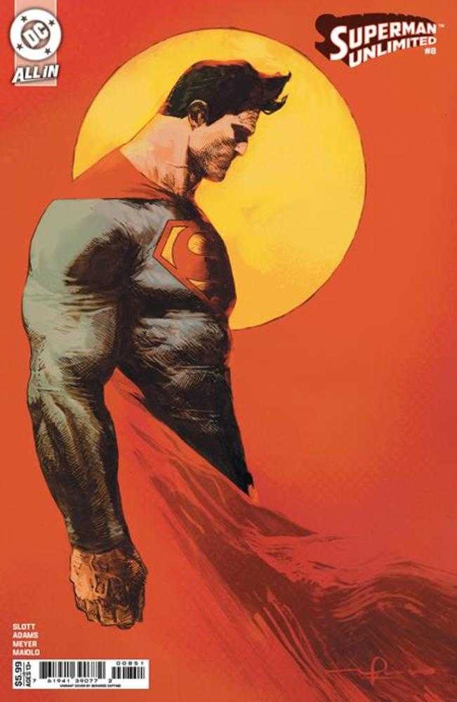Superman Unlimited 8 Cover E Gerardo Zaffino Card Stock Variant - Walt's Comic Shop