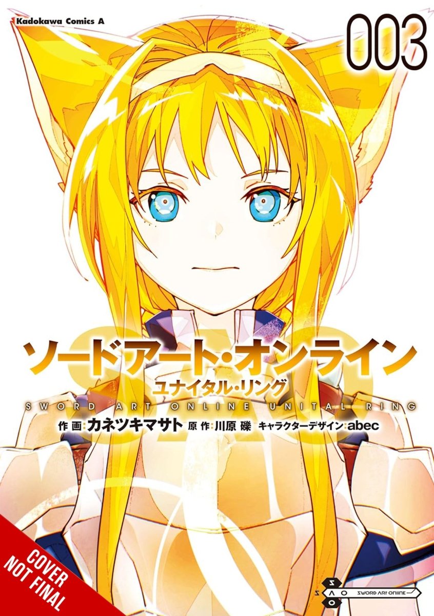 Sword Art Online Unital Ring Vol 03 *PRE - ORDER* - Walt's Comic Shop
