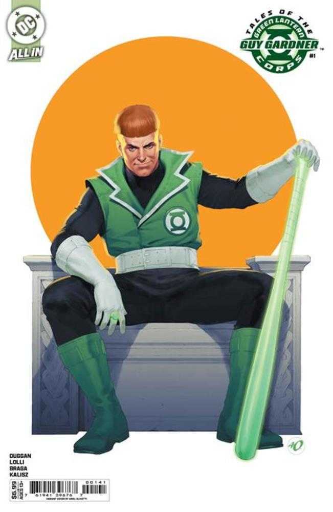 Tales Of The Green Lantern Corps Guy Gardner 1 (One Shot) Cover D Ariel Olivetti Card Stock Variant - Walt's Comic Shop