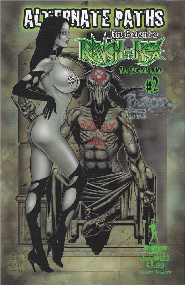 Tarot Witch Of The Black Rose #123 Alt Paths Raven Sword Direct Edition Cover B - Walt's Comic Shop