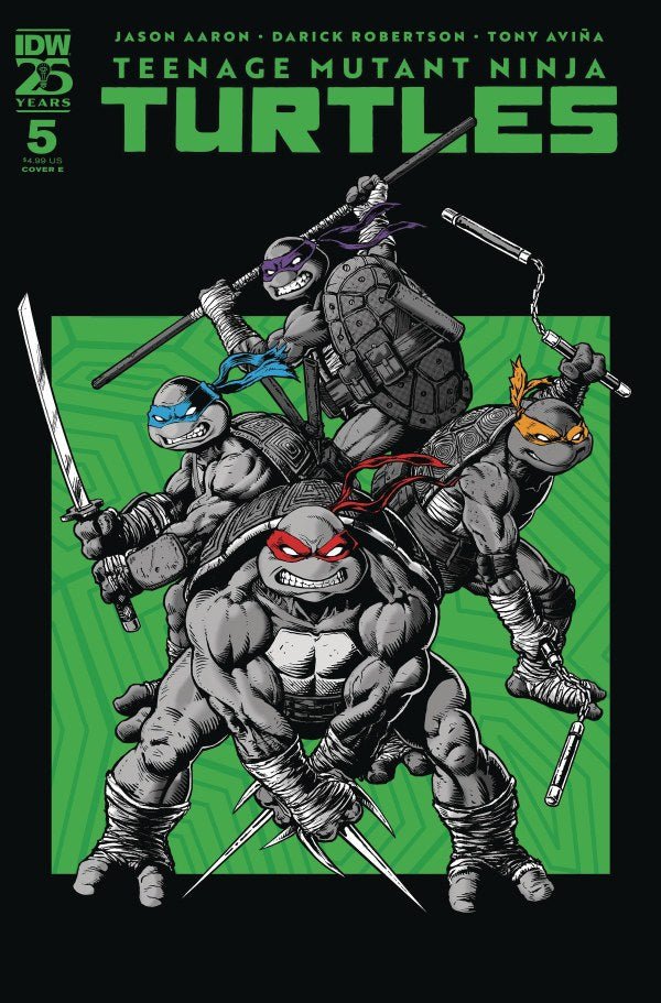 Teenage Mutant Ninja Turtles (2024) 5 Variant E (Robertson) - Walt's Comic Shop