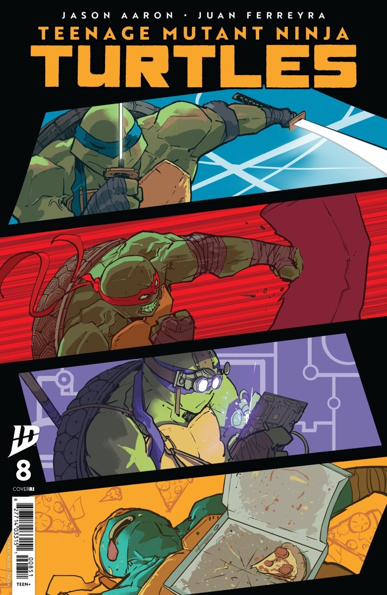 Teenage Mutant Ninja Turtles #8 1:25 Ratio Variant (Cizmesija) - Walt's Comic Shop