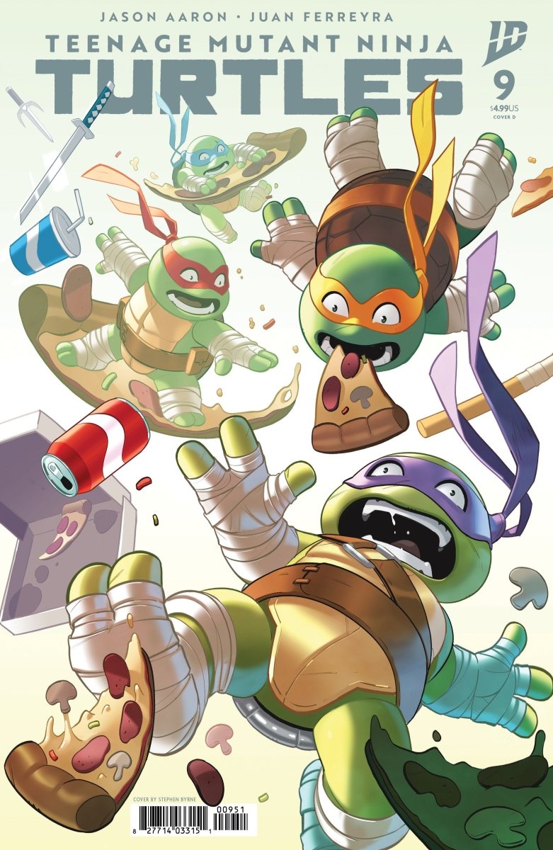 Teenage Mutant Ninja Turtles 9 Variant D (Byrne) - Walt's Comic Shop