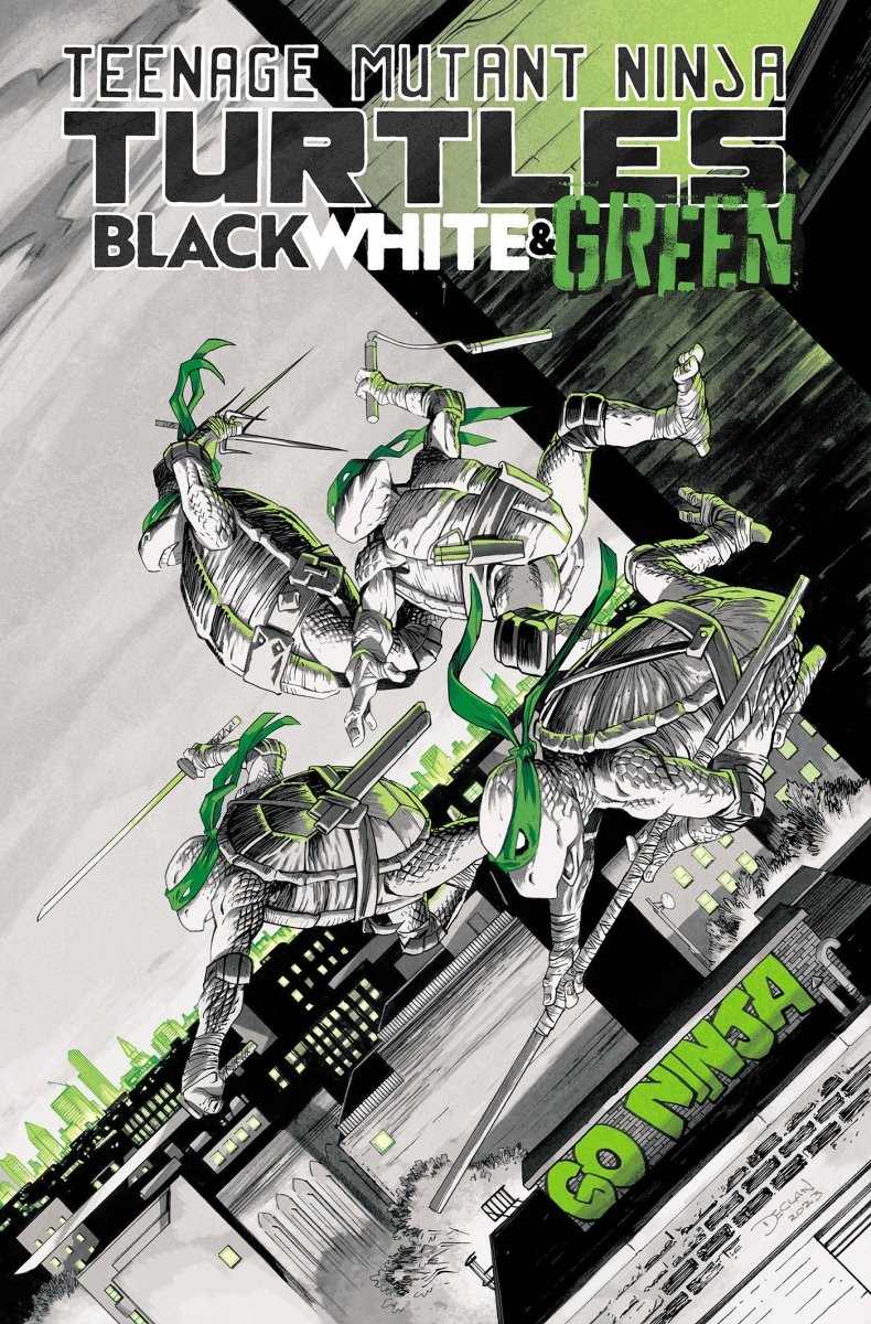 Teenage Mutant Ninja Turtles: Black, White, And Green TP - Walt's Comic Shop