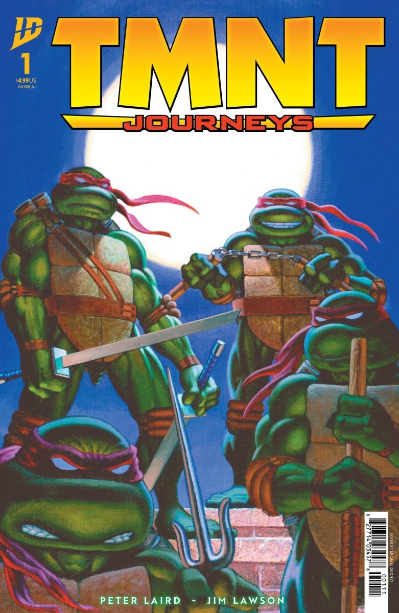 Teenage Mutant Ninja Turtles: Journeys 1 Cover A (Laird & Dooney) - Walt's Comic Shop