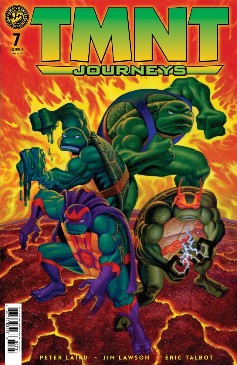 Teenage Mutant Ninja Turtles: Journeys 7 1:10 Ratio Variant Foil (Dooney & Lawson) - Walt's Comic Shop