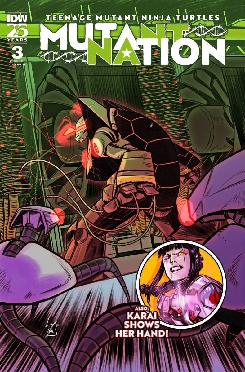 Teenage Mutant Ninja Turtles Mutant Nation 3 Cover B Federici - Walt's Comic Shop