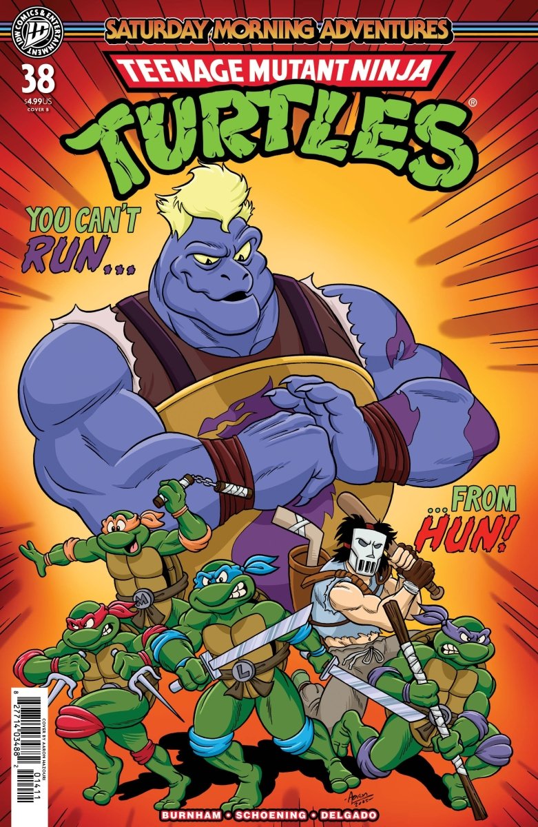 Teenage Mutant Ninja Turtles: Saturday Morning Adventures 38 Variant B (Hazouri) - Walt's Comic Shop