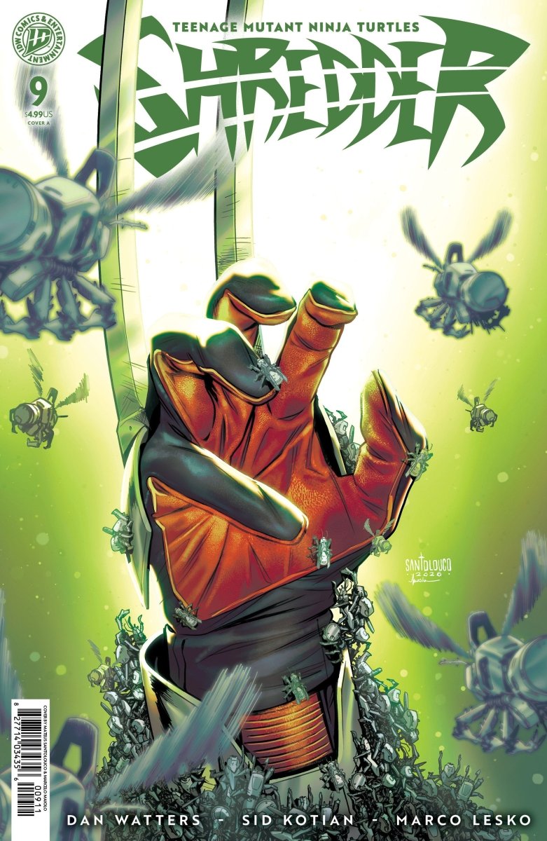 Teenage Mutant Ninja Turtles: Shredder 9 Cover A (Santolouco) - Walt's Comic Shop