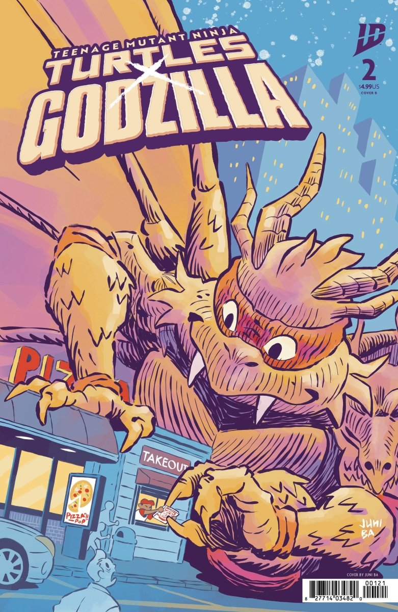 Teenage Mutant Ninja Turtles X Godzilla 2 Variant B (Ba) - Walt's Comic Shop