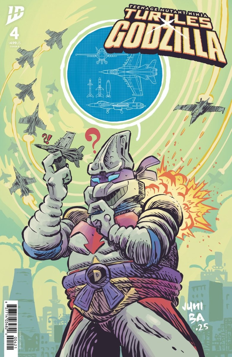 カビゴンgod ④ Teenage Mutant Ninja Turtles X Godzilla #4 Variant B (Ba)