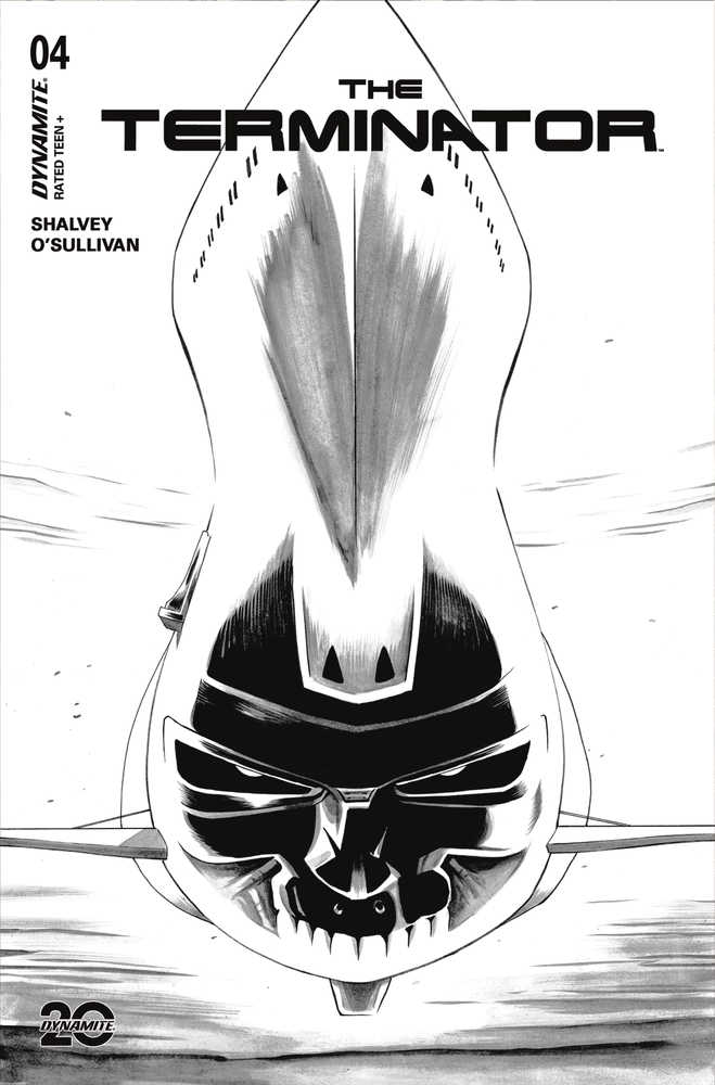 Terminator #4 Cover I 10 Copy Variant Edition Shalvey Line Art - Walt's Comic Shop