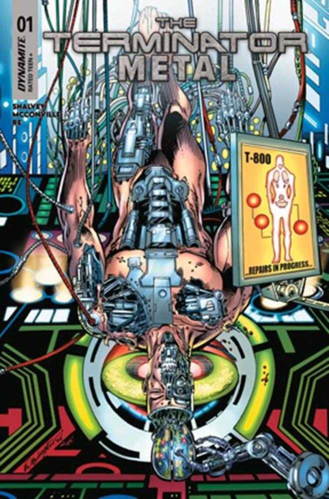 Terminator Metal 1 Cover B Bob Layton Variant - Walt's Comic Shop