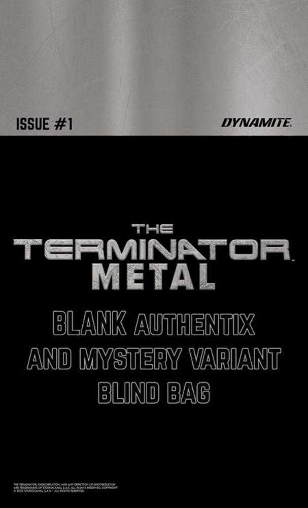 Terminator Metal 1 Cover N Blind Bag Variant - Walt's Comic Shop