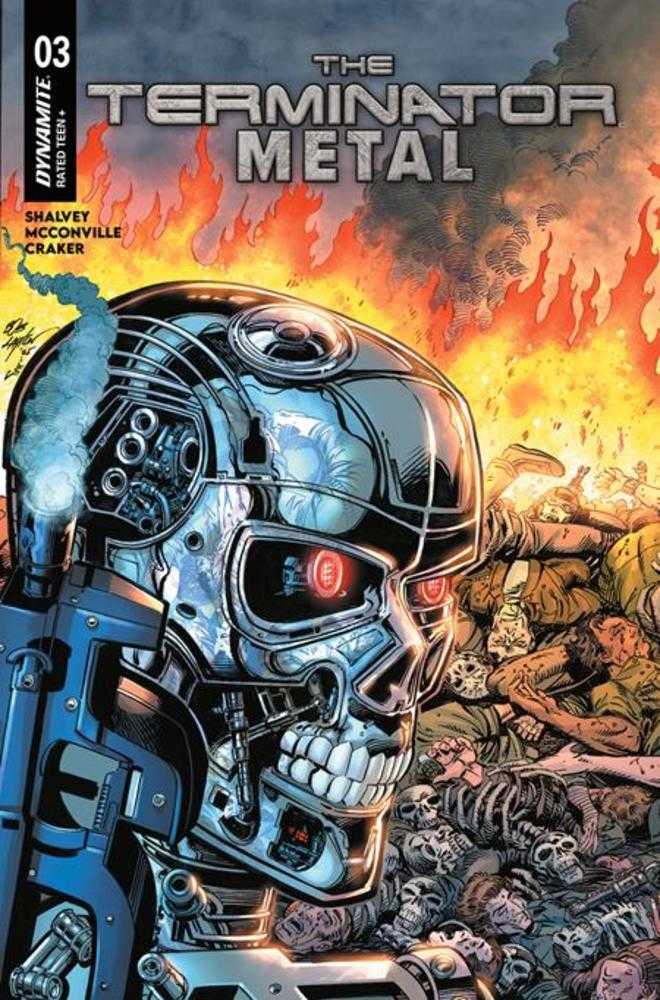 Terminator Metal 3 Cover B Bob Layton Variant - Walt's Comic Shop