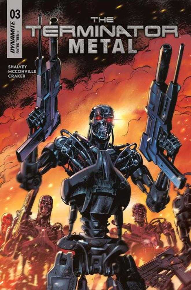 Terminator Metal 3 Cover D Paolo Antiga Variant - Walt's Comic Shop