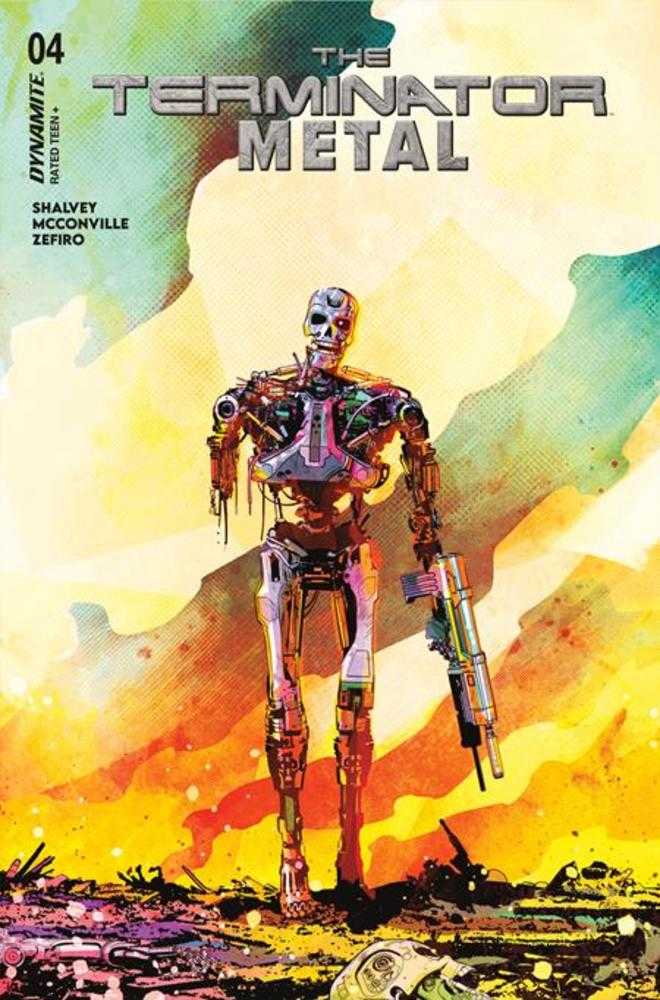 Terminator Metal 4 Cover C Sebastian Piriz Variant - Walt's Comic Shop