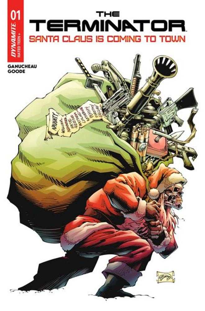 Terminator Santa Claus Is Coming To Town 1 (One Shot) Cover A Will Robson - Walt's Comic Shop