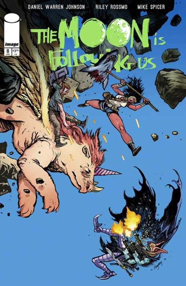 The Moon Is Following Us #8 (Of 10) Cover B Daniel Warren Johnson & Mike Spicer Variant - Walt's Comic Shop