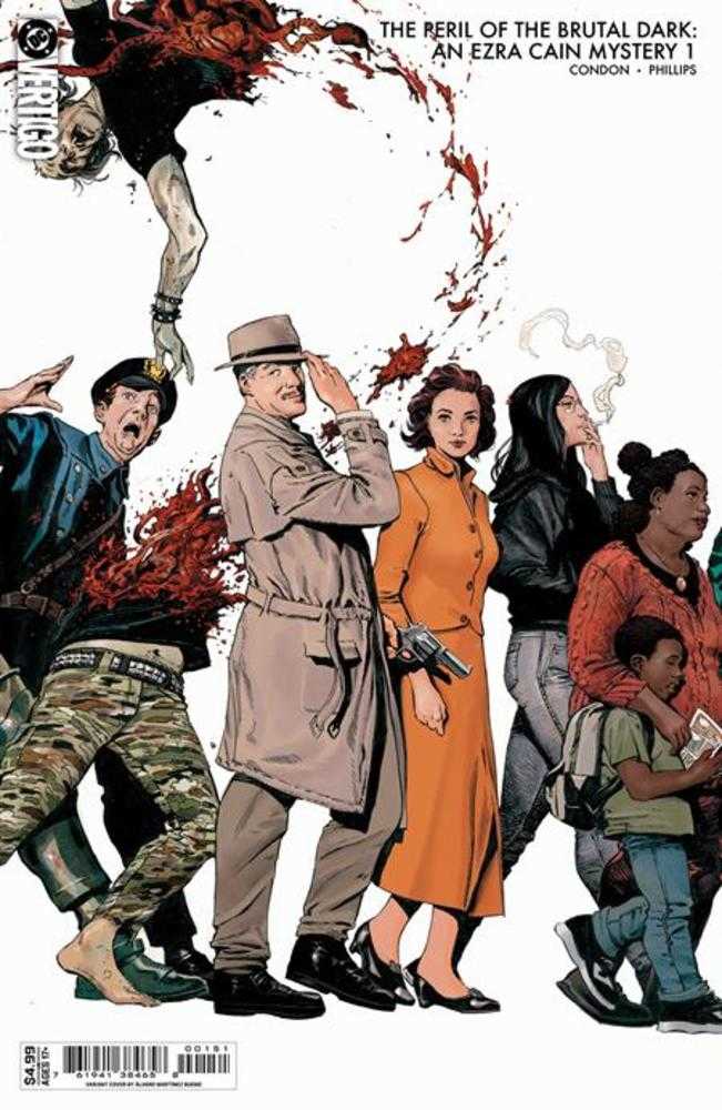 The Peril Of The Brutal Dark An Ezra Cain Mystery 1 (Of 6) Cover E Alvaro Martinez Bueno Connecting Card Stock Variant (Mature) - Walt's Comic Shop