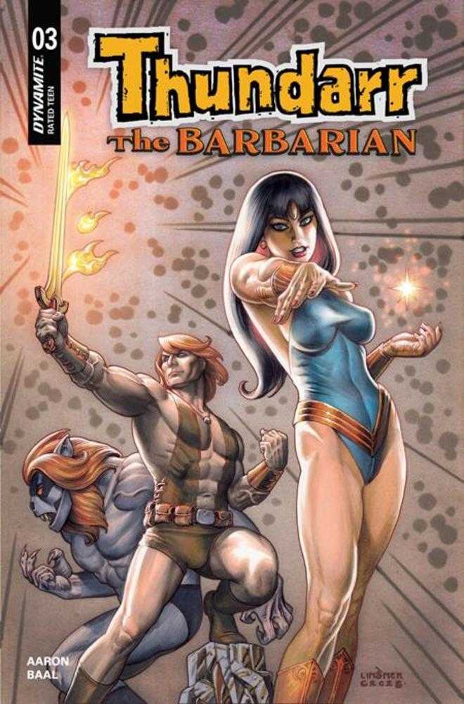 Thundarr The Barbarian 3 Cover D Joseph Michael Linsner Variant - Walt's Comic Shop