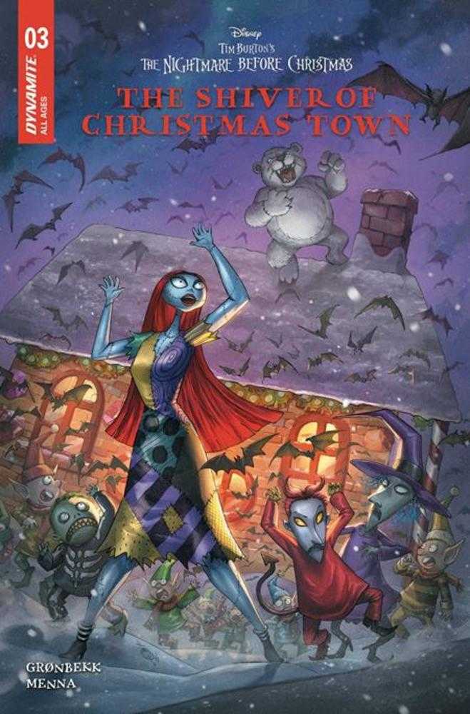 Tim Burtons The Nightmare Before Christmas The Shiver Of Christmas Town 3 Cover C Alan Quah Variant - Walt's Comic Shop
