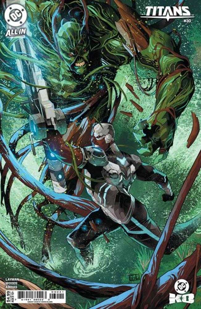 Titans 30 Cover D Edwin Galmon Card Stock Variant (DC K.O.) - Walt's Comic Shop