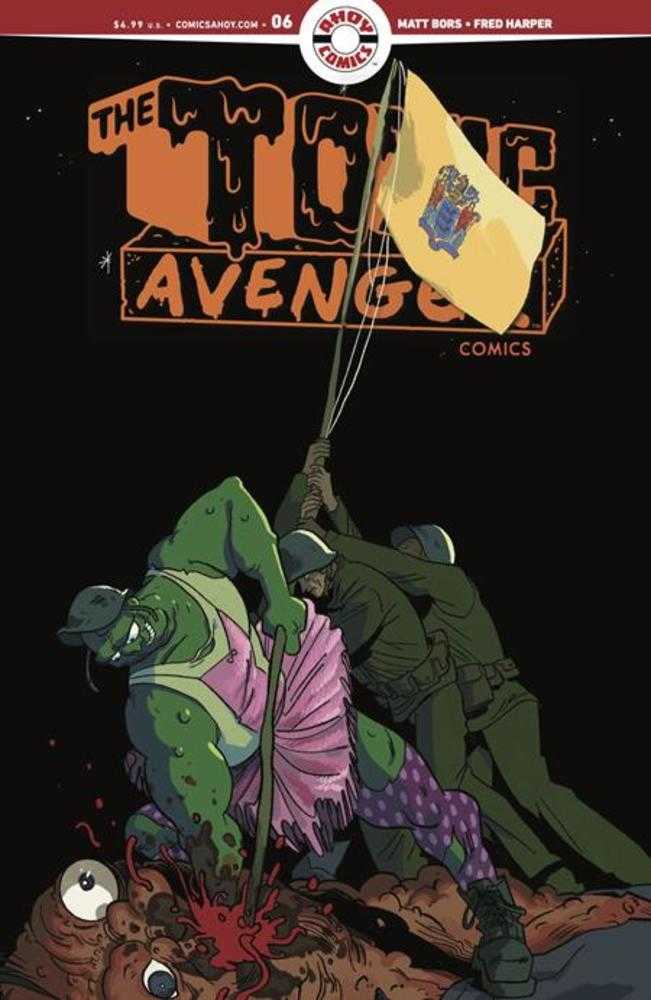 Toxic Avenger Comics 6 Cover B 3 Copy Erica Henderson Unlock Variant (Mature) - Walt's Comic Shop