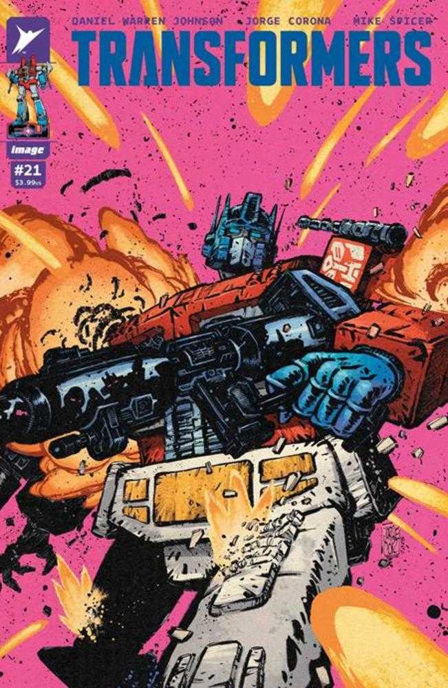 Transformers 21 Cover B Jorge Corona & Mike Spicer Variant - Walt's Comic Shop