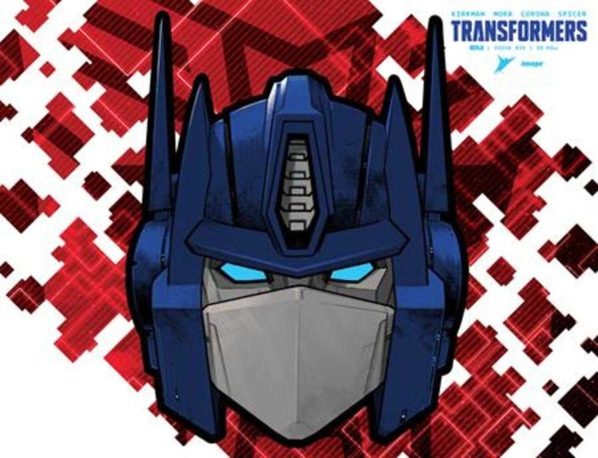 Transformers 25 Cover J John Amor & Andres Juarez Foil Die Cut Mask Variant - Walt's Comic Shop
