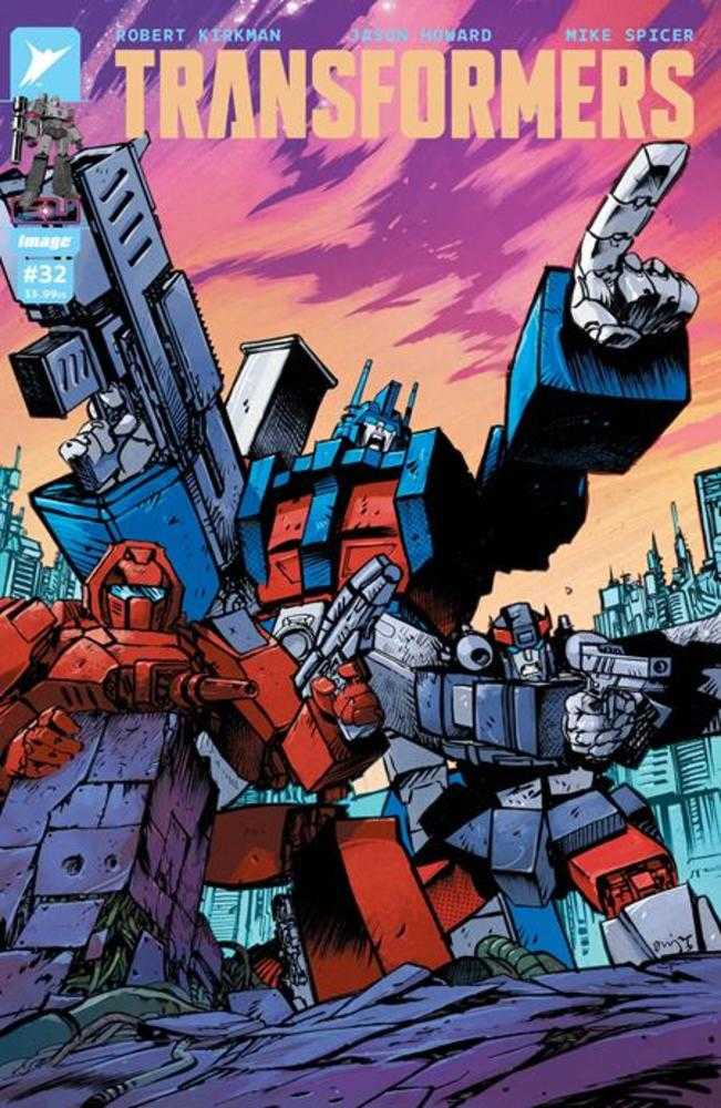 Transformers 32 Cover B Daniel Warren Johnson & Mike Spicer Variant - Walt's Comic Shop