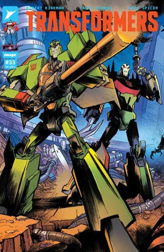 Transformers 33 Cover C Jason Howard & Annalisa Leoni Connecting Variant - Walt's Comic Shop