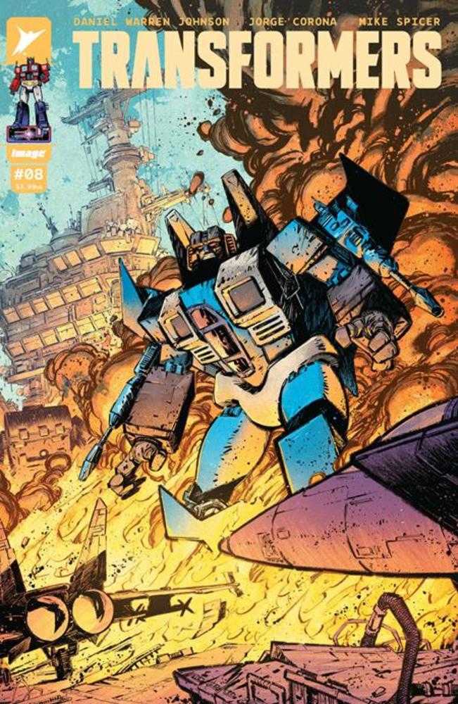 Transformers #8 Cover B Jorge Corona & Mike Spicer Variant - Walt's Comic Shop