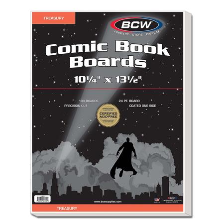 Treasury Backing Boards (Pack Of 100) - Walt's Comic Shop