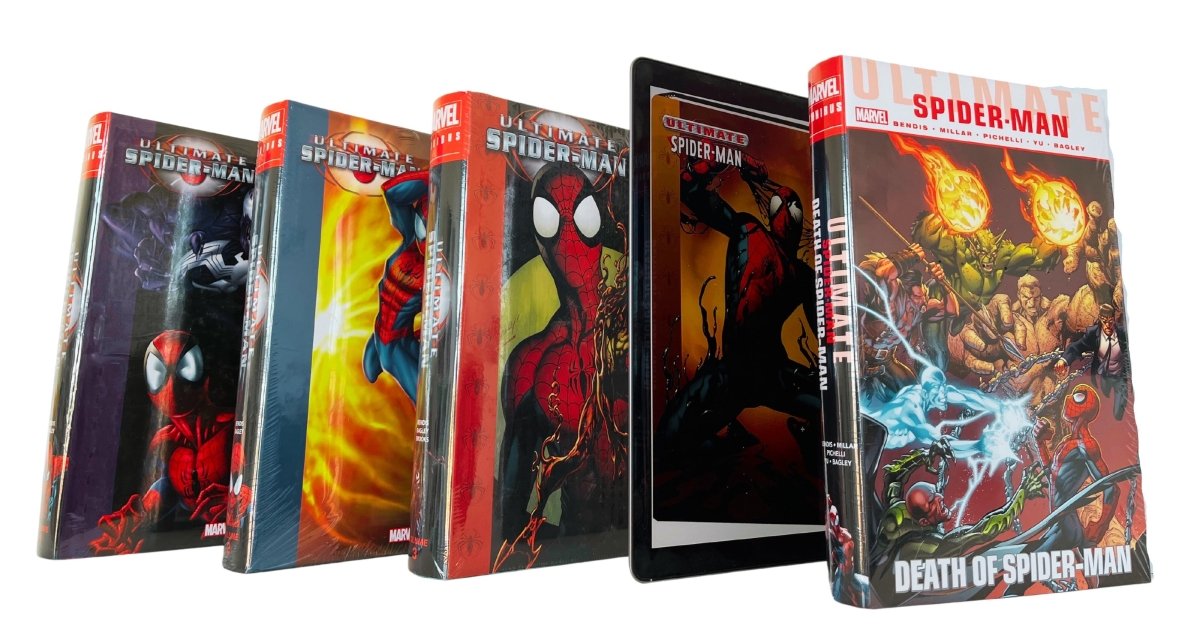 Ultimate Spider-Man popular omnibus vol 1 & 2 DM covers