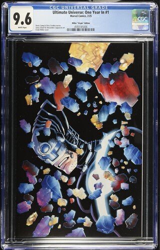 Ultimate Universe: One Year In 1 Miller "Virgin" Edition CGC 9.6 - Walt's Comic Shop