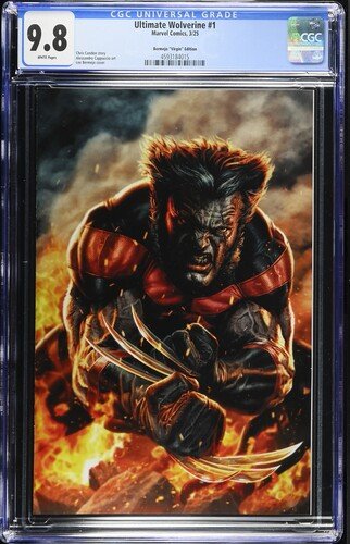 Ultimate Wolverine 1 Bermejo "Virgin" Edition 1:100 Ratio Variant CGC 9.8 - Walt's Comic Shop