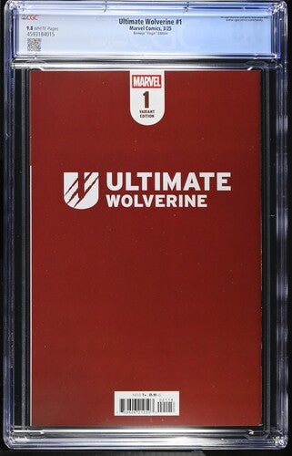 Ultimate Wolverine 1 Bermejo "Virgin" Edition 1:100 Ratio Variant CGC 9.8 - Walt's Comic Shop