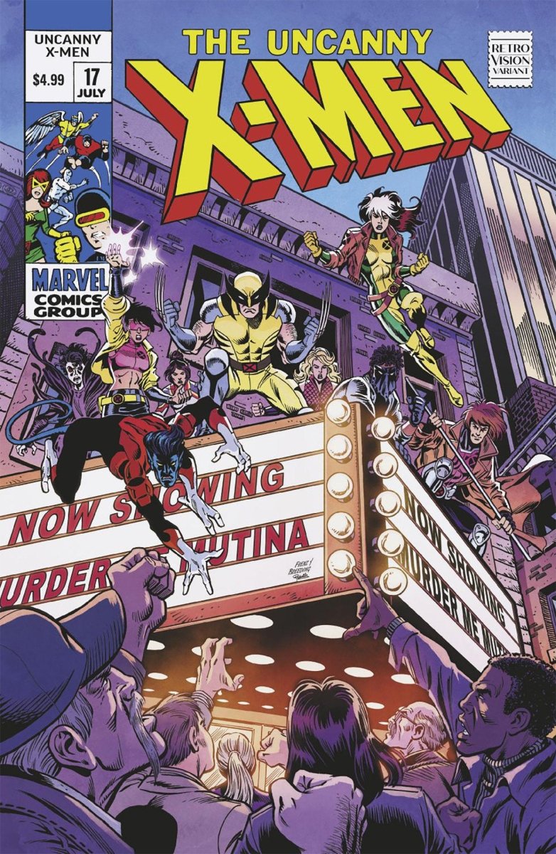 Uncanny X - Men 17 Ron Frenz Retrovision Variant - Walt's Comic Shop