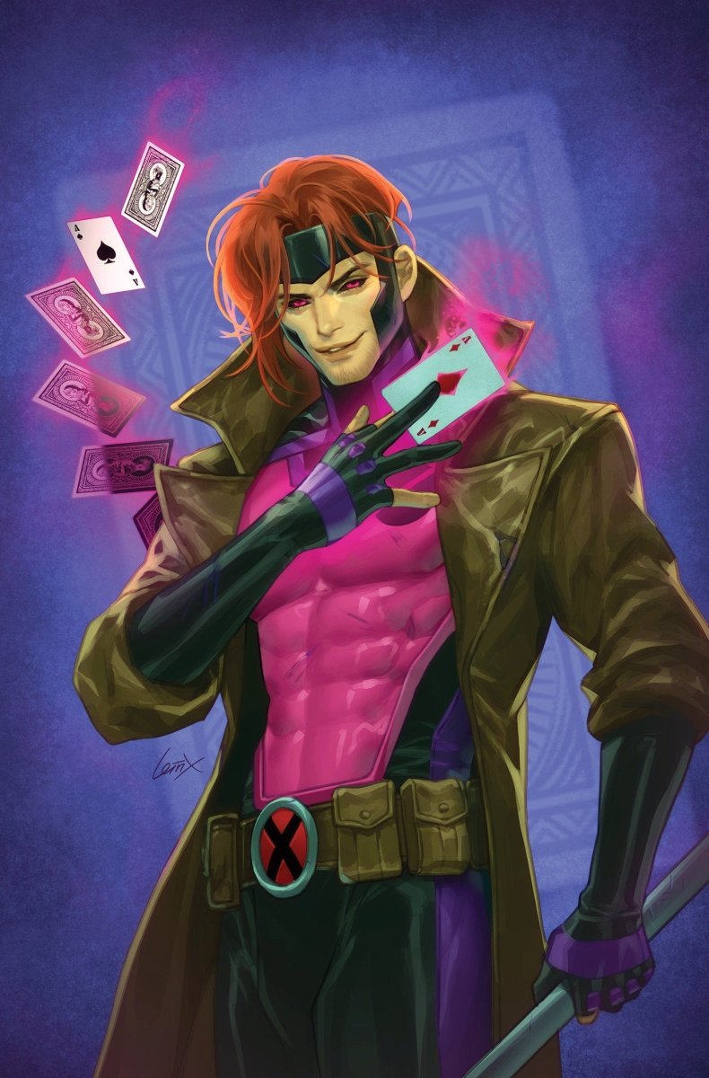 Uncanny X - Men 27 Leirix Gambit Full Art 1:50 Ratio Variant - Walt's Comic Shop
