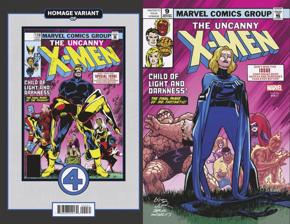 Uncanny X - Men #9 David Lopez Fantastic Four Homage Variant - Walt's Comic Shop