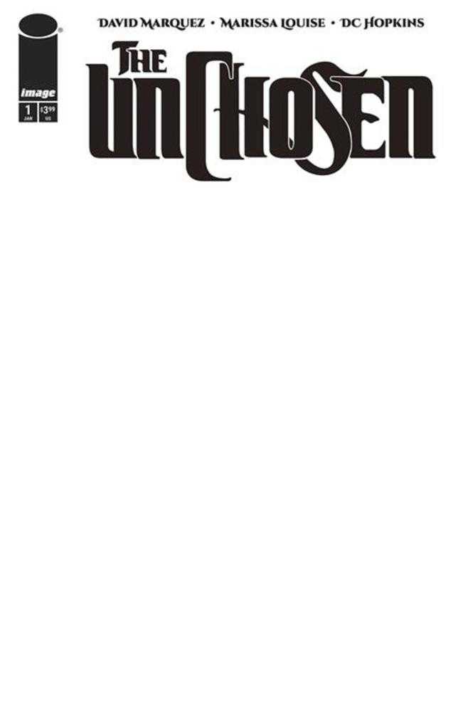 Unchosen 1 (Of 4) Cover E Blank Sketch Variant - Walt's Comic Shop