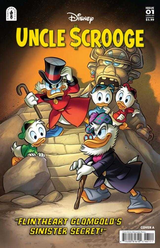 Uncle Scrooge Flintheart Glomgolds Sinister Secret 1 (Of 3) Cover A Alessandro Perina - Walt's Comic Shop