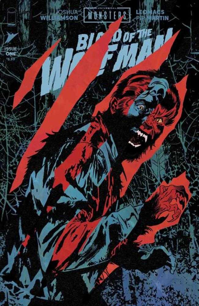 Universal Monsters Blood Of The Wolf Man 1 (Of 4) Cover I Michael Walsh Die Cut Foil Reveal Variant - Walt's Comic Shop