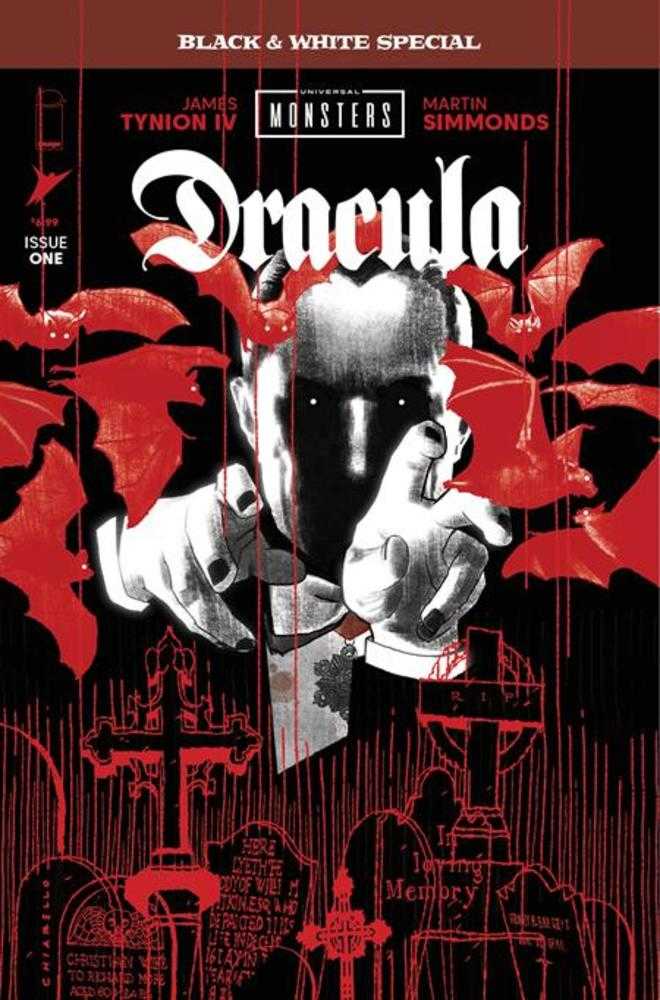 Universal Monsters Dracula Black & White Special 1 (Of 2) Cover B Mark Chiarello Variant (Mature) - Walt's Comic Shop