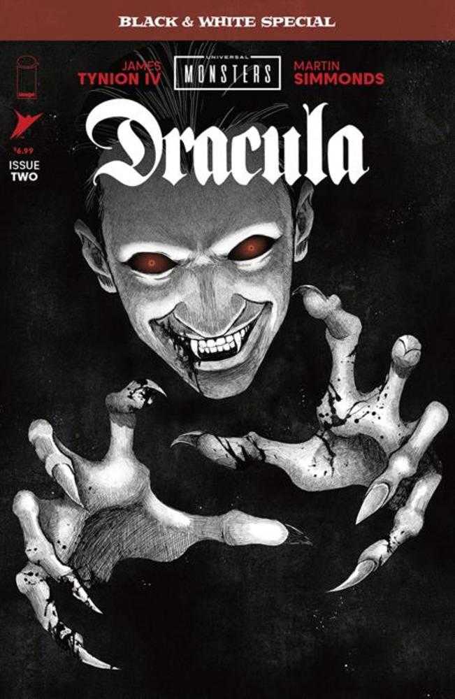 Universal Monsters Dracula Black & White Special 2 (Of 2) Cover B Anwita Citriya Variant - Walt's Comic Shop