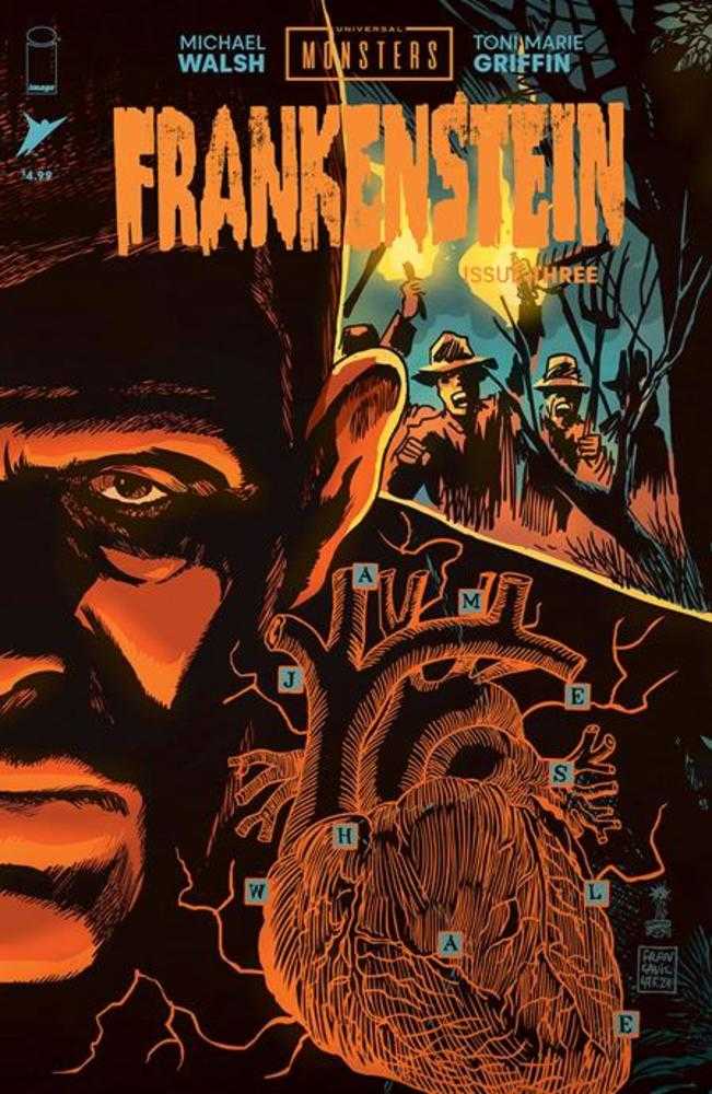Universal Monsters Frankenstein #3 (Of 4) Cover C 1 in 10 Francesco  Francavilla Connecting Ratio Variant