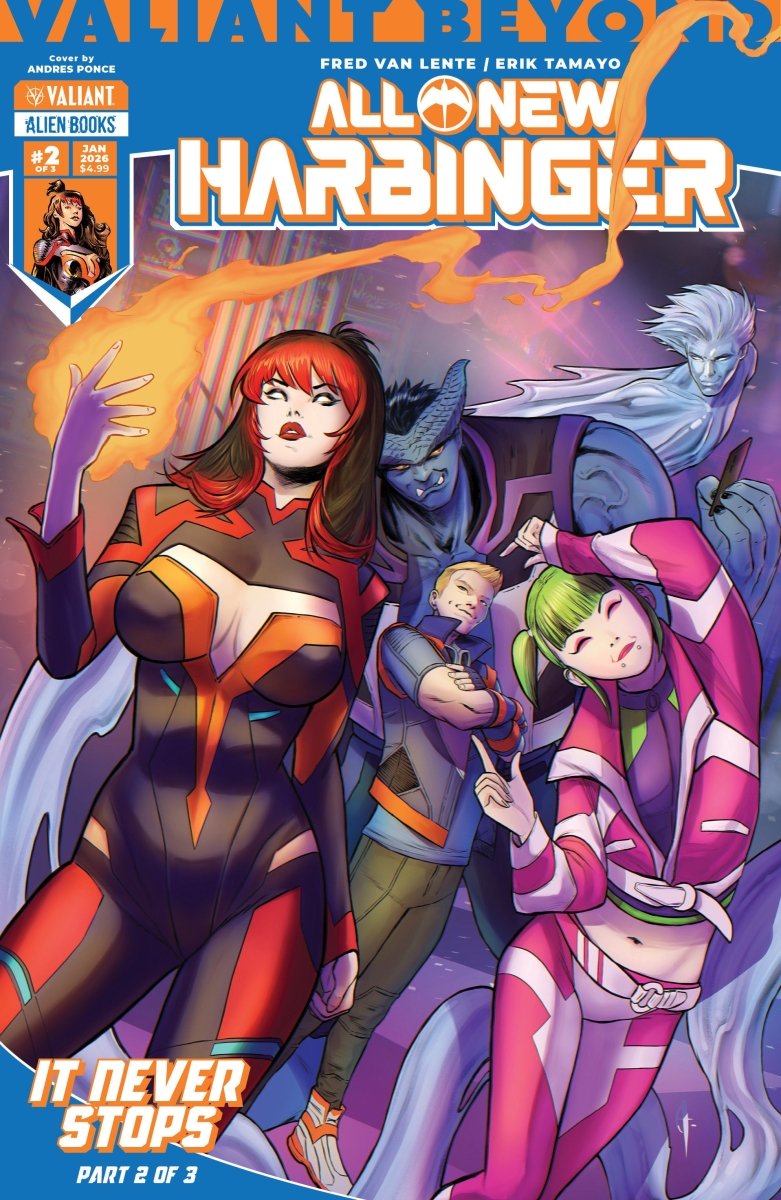 Valiant Beyond: All New Harbinger 5 It Never Stops 2 Cover A (Ponce) - Walt's Comic Shop