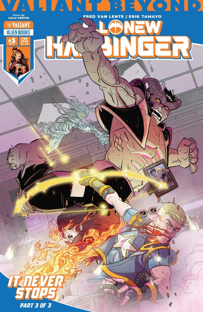 Valiant Beyond: All New Harbinger 6 It Never Stops 3 Cover A (Griffin) - Walt's Comic Shop