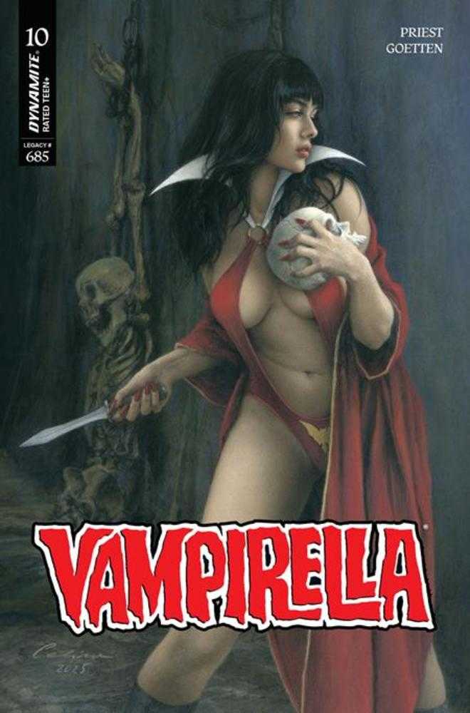 Vampirella 10 Cover F Celina Original 1:10 Ratio Variant - Walt's Comic Shop
